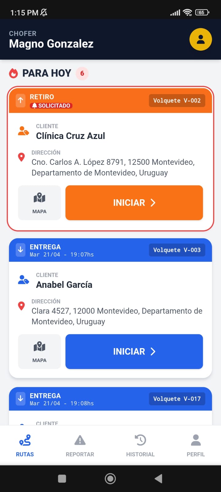 App Chofer VolqueSys